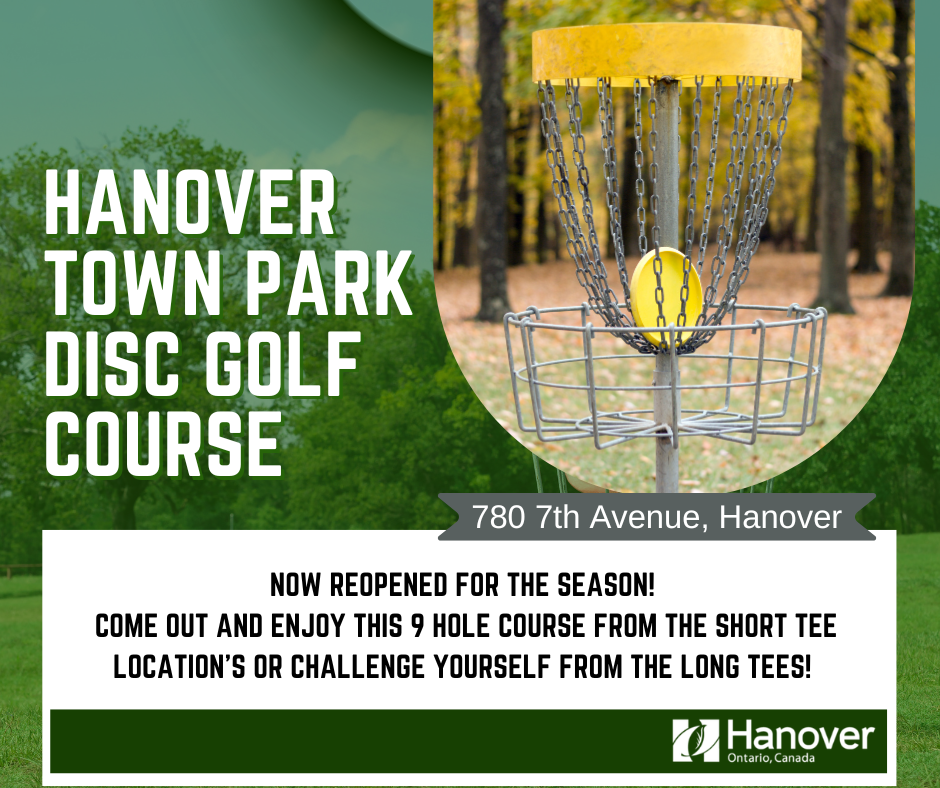 Disc Golf Course open